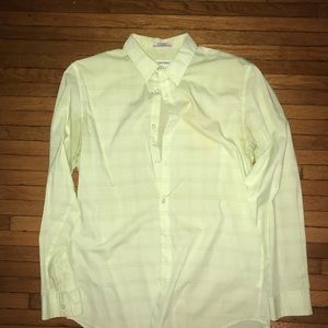 Calvin Klein Light Green non iron dress shirt